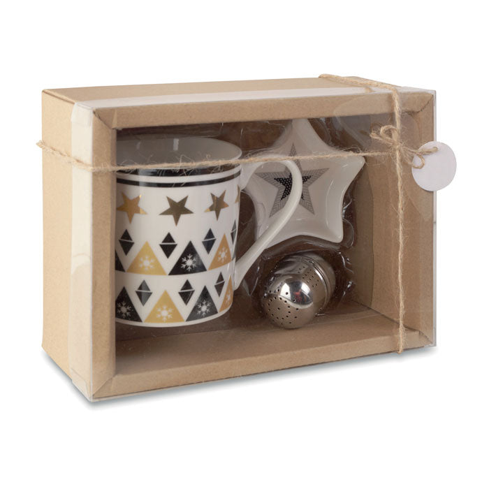 UNIQUE - Taza, plato y filtro en caja