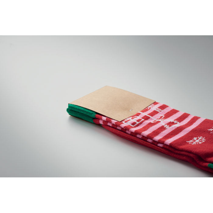 JOYFUL L - Par de calcetines de Navidad L
