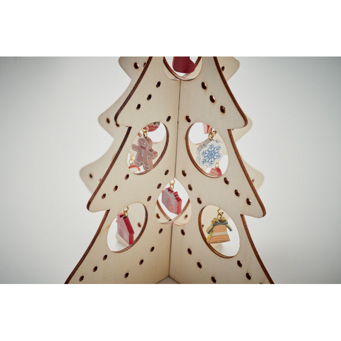 SILUETA - Decoración madera árbol Navidad