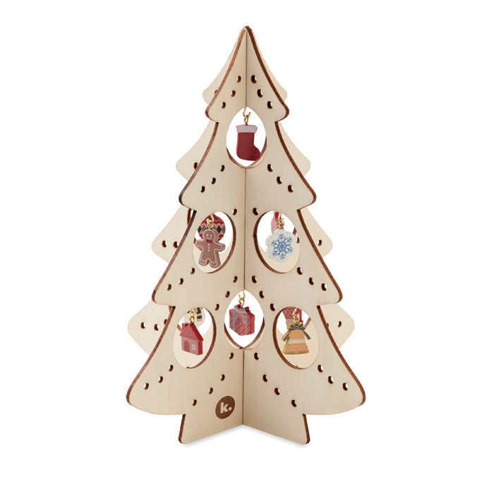 SILUETA - Decoración madera árbol Navidad