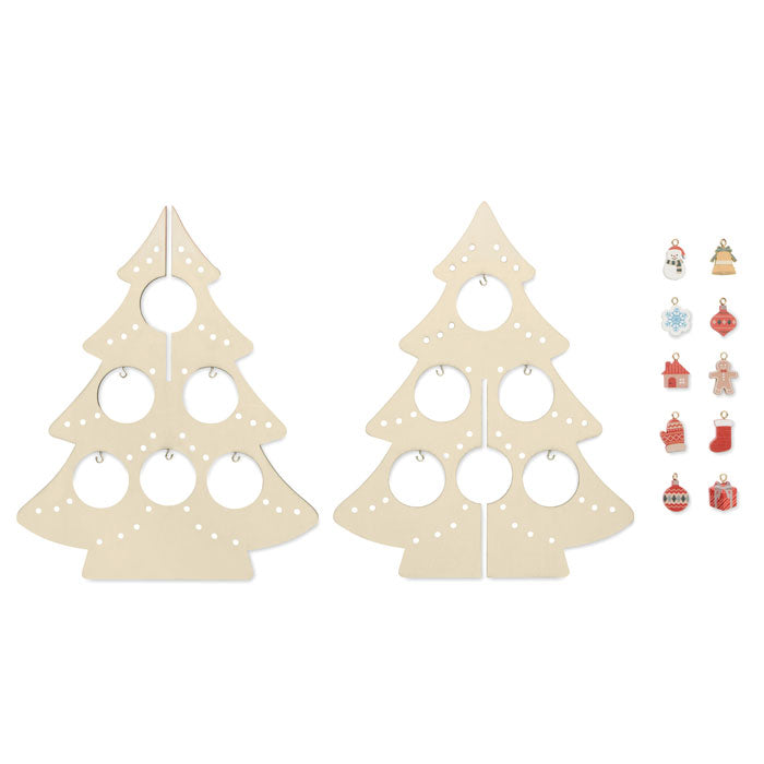 SILUETA - Decoración madera árbol Navidad