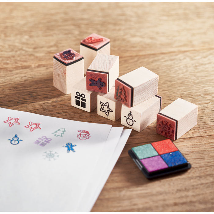 STAMPIE - Set 8 sellos navideños