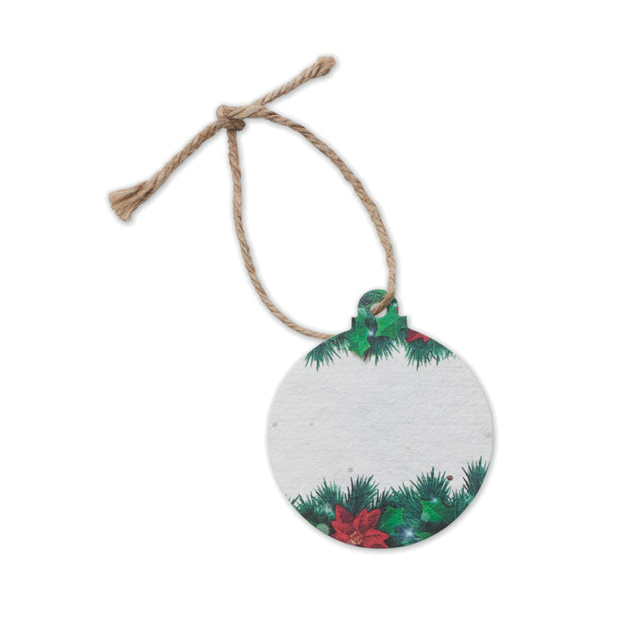 BAUSEED - Adorno navideño papel semillas