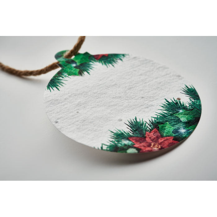 BAUSEED - Adorno navideño papel semillas