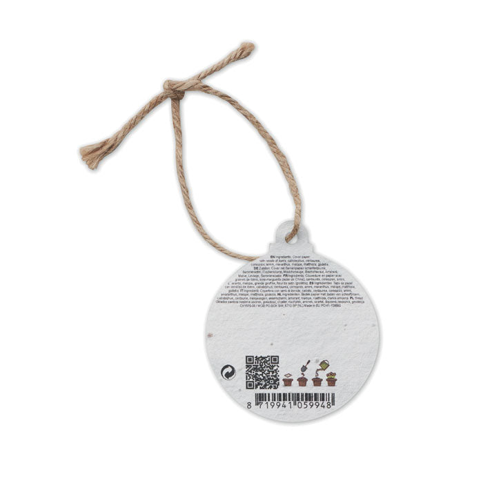BAUSEED - Adorno navideño papel semillas