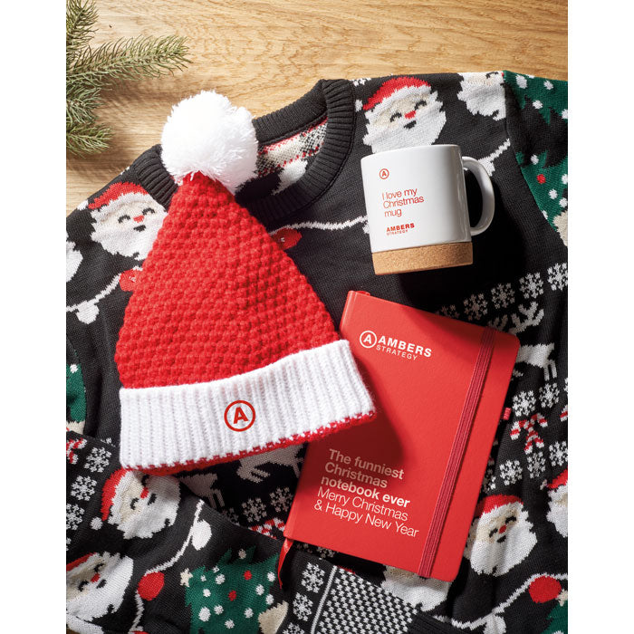 AURIGA - Gorro de punto navideño - Regalos Corporativos Personalizados · Clap Comunicacion