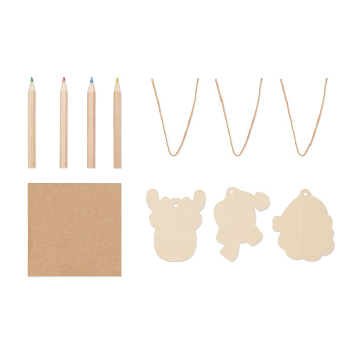 FUNCOOL - Set adornos madera y dibujar