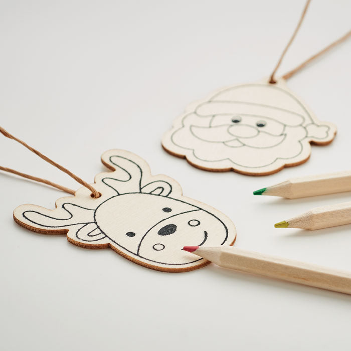 FUNCOOL - Set adornos madera y dibujar