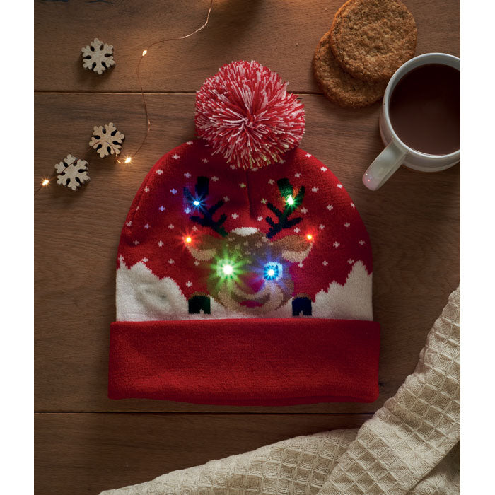 SHIMAS LIGHT - Gorro de punto navideño LED