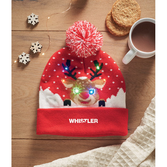 SHIMAS LIGHT - Gorro de punto navideño LED