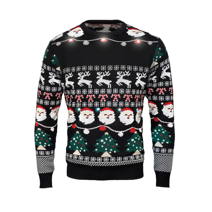 SHAMIS LARGE - Jersey Navidad luz LED L/XL