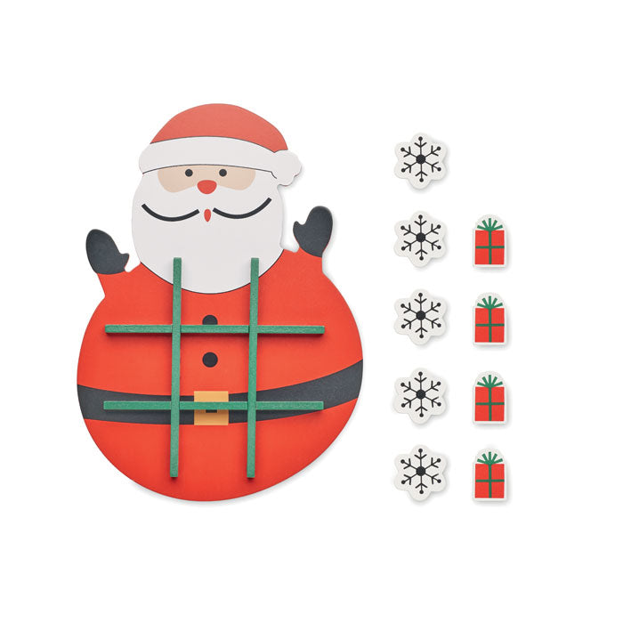 HOHOTOE - Tres en raya navideño madera