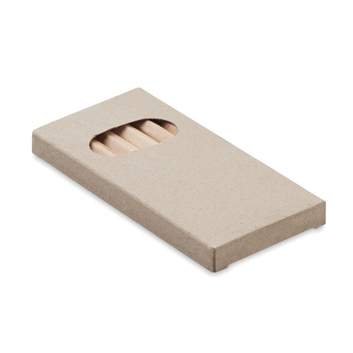 ABIGAIL - 6 lápices de colores en caja - Regalos Corporativos Personalizados · Clap Comunicacion