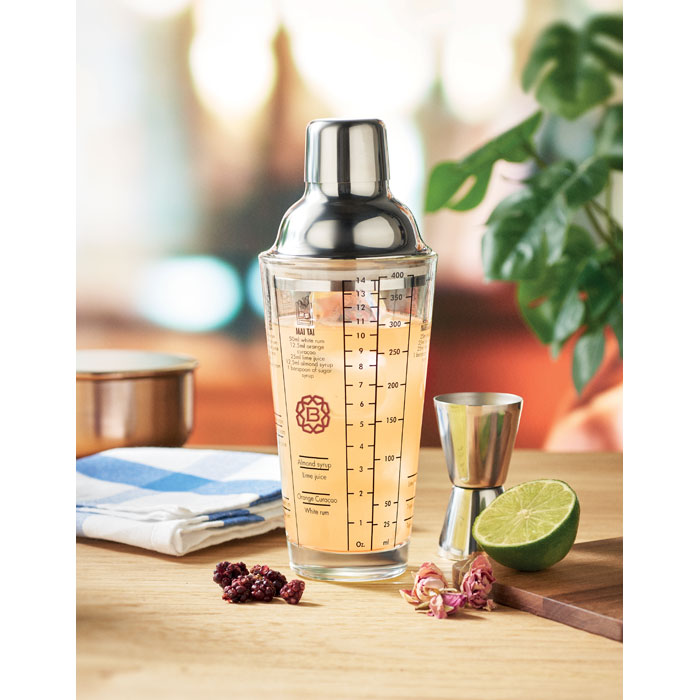 POLITAN - Coctelera de cristal 400 ml