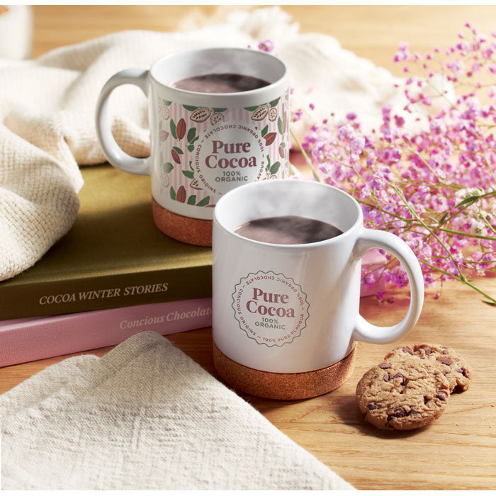 KAROO - Taza cerámica de corcho 280 ml