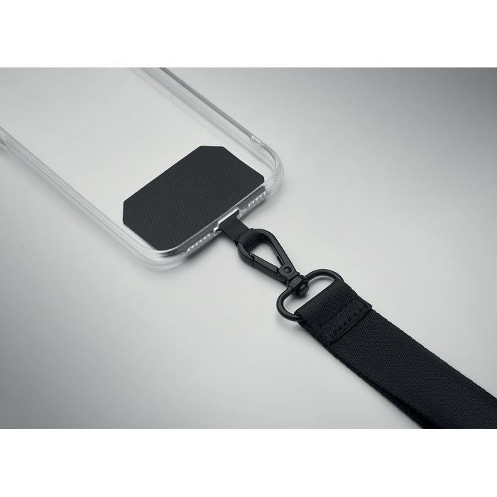 CELESTE - Lanyard teléfono de poliéster