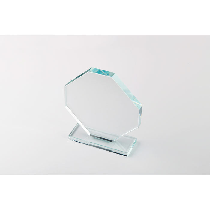 RUMBO - Trofeo de cristal con caja - Regalos Corporativos Personalizados · Clap Comunicacion