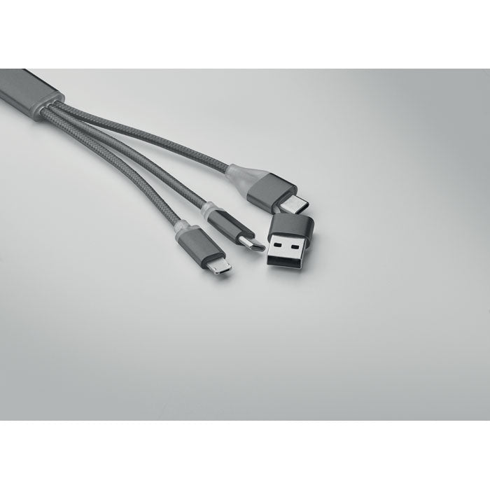 BLUE - Cable de carga 4 en 1 tipo C - Regalos Corporativos Personalizados · Clap Comunicacion
