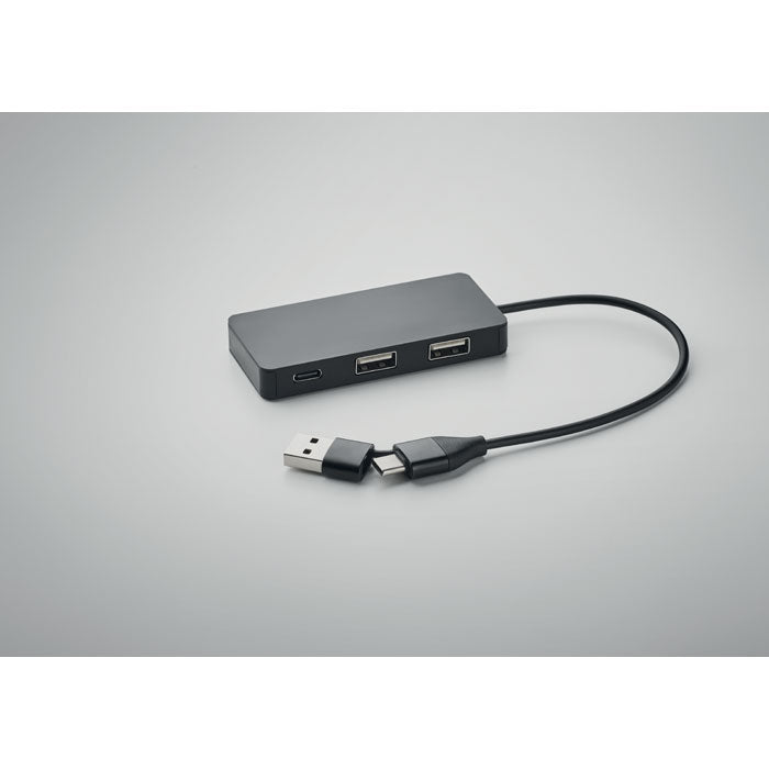 HUB-C - HUB 3 puertos cable de 20 cm