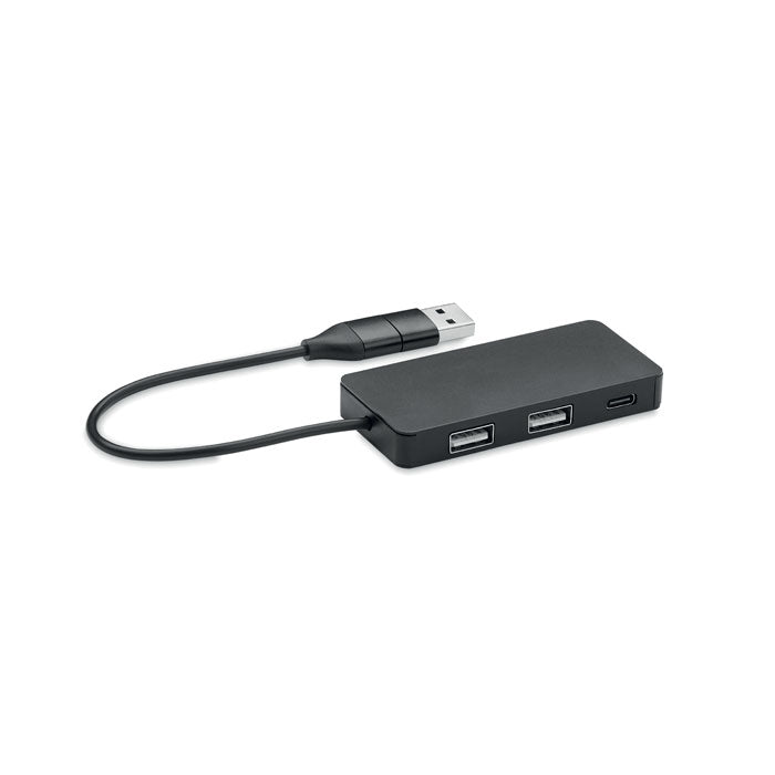 HUB-C - HUB 3 puertos cable de 20 cm