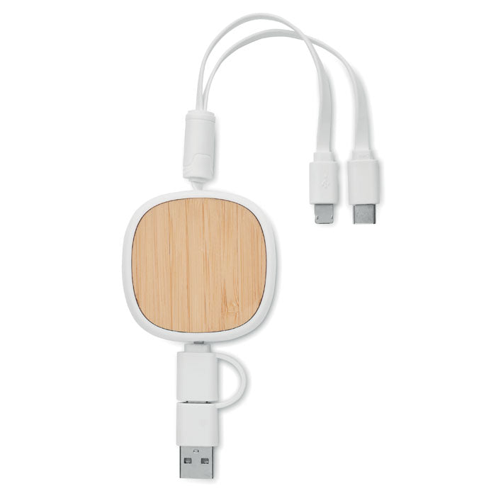 TOGOBAM - Cable carga retráctil multiUSB