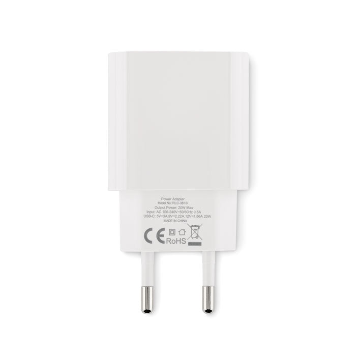 PLUGME - Cargador enchufe UE 2 polos