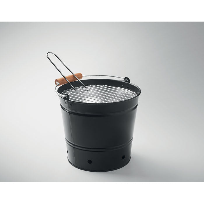 BBQTRAY - Cubo barbacoa portátil hierro