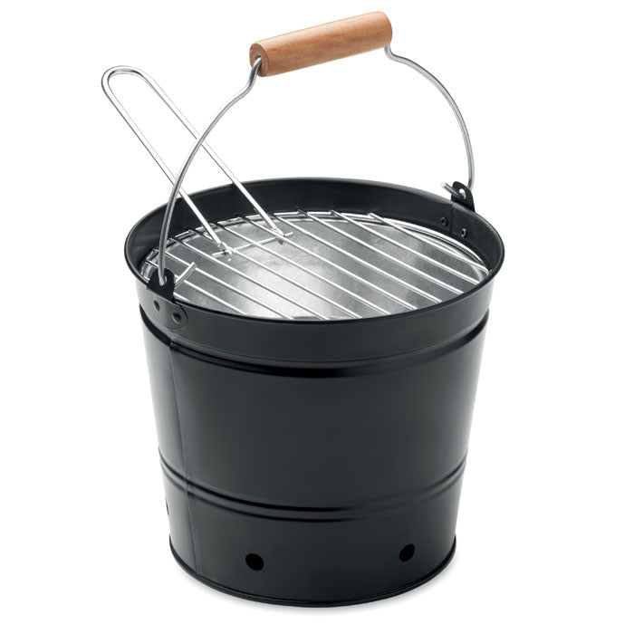 BBQTRAY - Cubo barbacoa portátil hierro