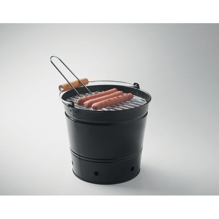 BBQTRAY - Cubo barbacoa portátil hierro