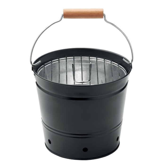 BBQTRAY - Cubo barbacoa portátil hierro