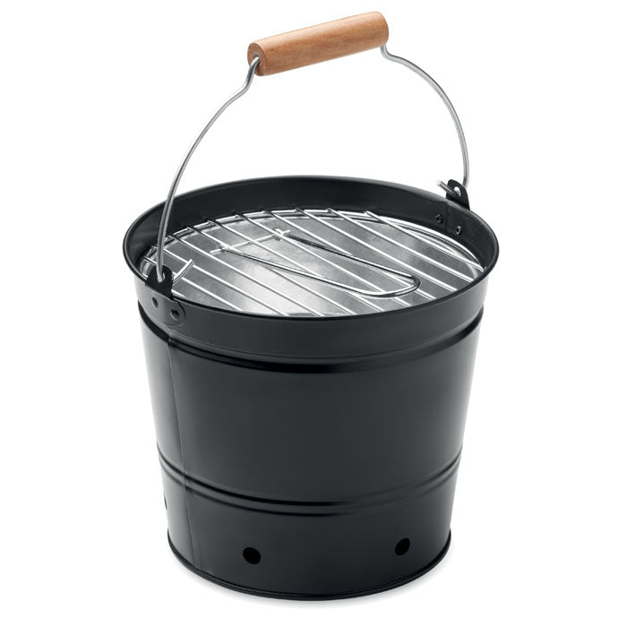 BBQTRAY - Cubo barbacoa portátil hierro