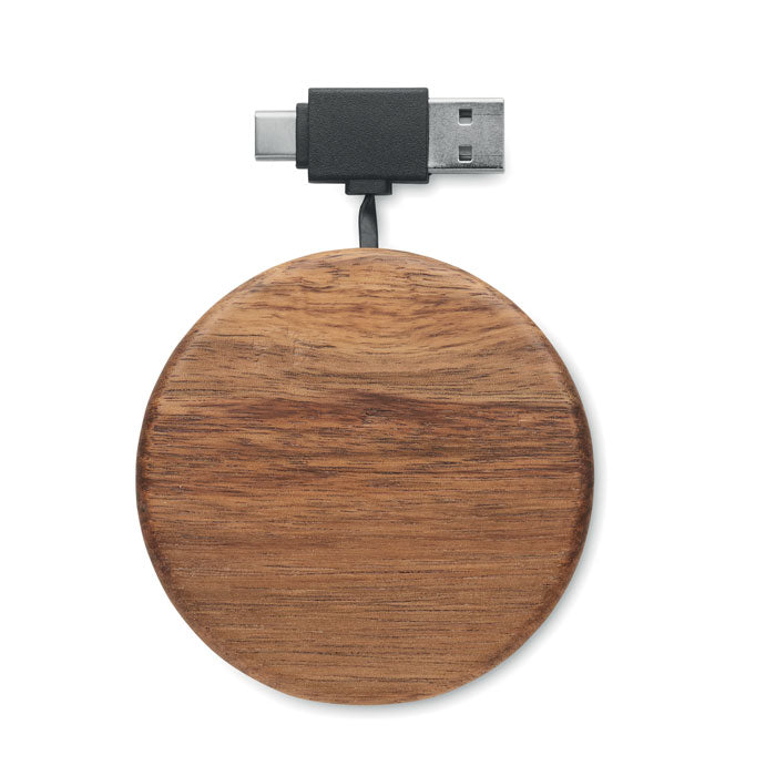 ACALESS - Cargador inalámbrico madera