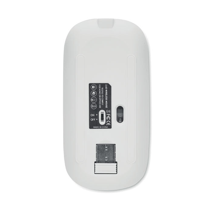 CURVY C - Ratón óptico recargable ABS - Regalos Corporativos Personalizados · Clap Comunicacion