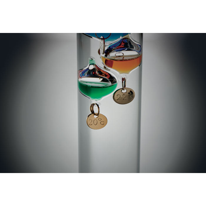 GALI - Galileo termómetro vidrio 28cm - Regalos Corporativos Personalizados · Clap Comunicacion