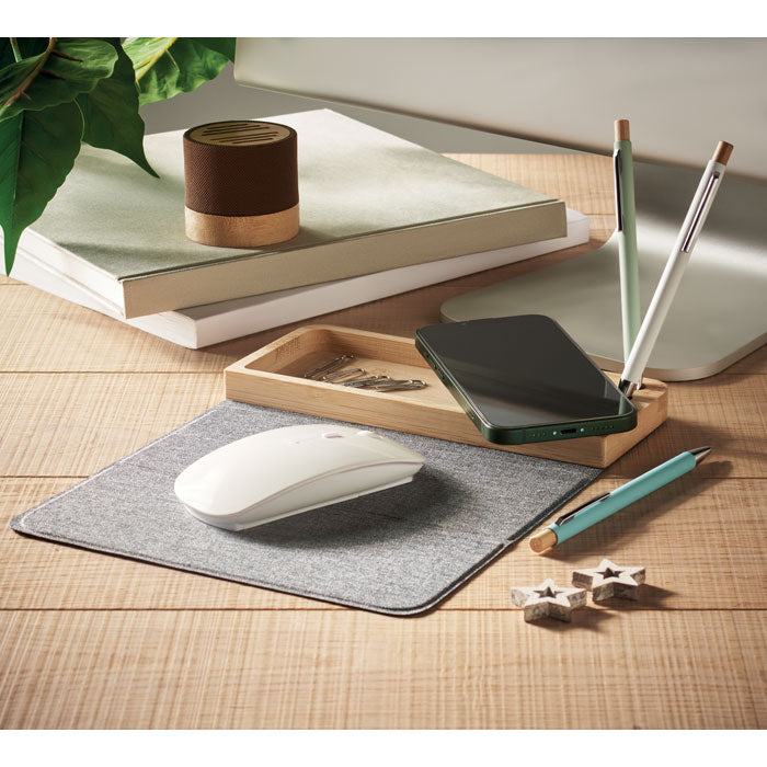 PANDU - Cargador inalámbrico bambú 15W