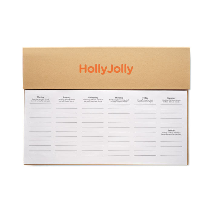 MEMWEEK - Planificador semanal de mesa