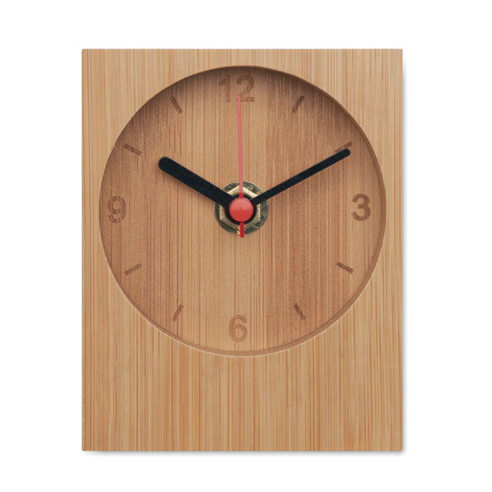 CLAMBU - Reloj de sobremesa de bambú