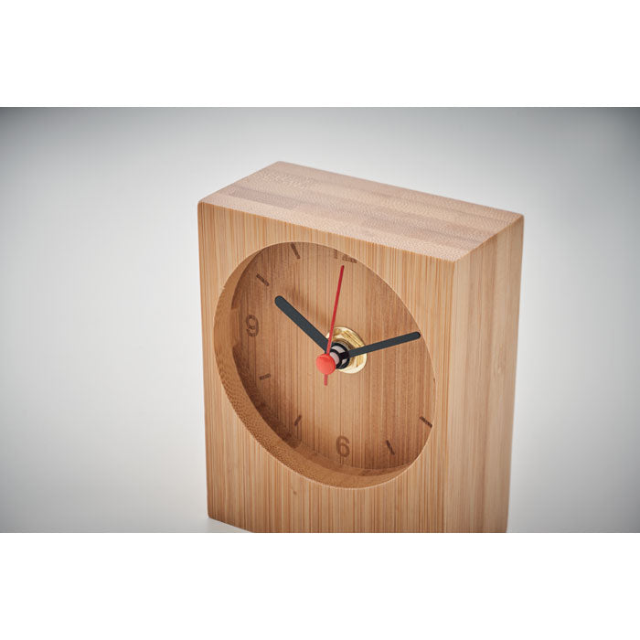CLAMBU - Reloj de sobremesa de bambú
