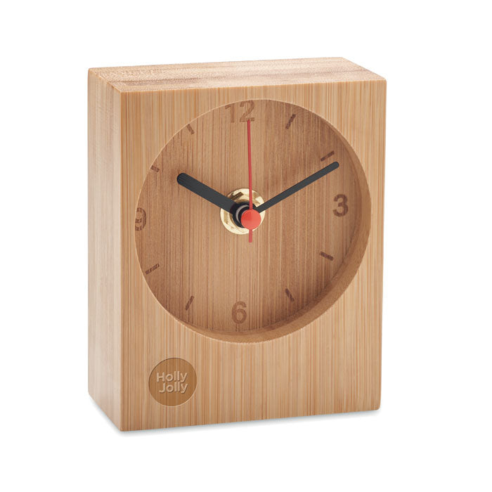 CLAMBU - Reloj de sobremesa de bambú