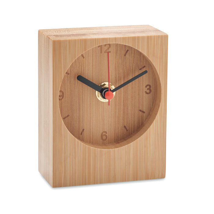 CLAMBU - Reloj de sobremesa de bambú