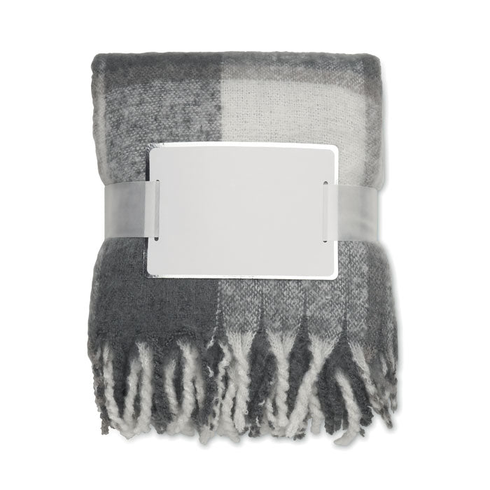 QUET - Manta de mohair a cuadros