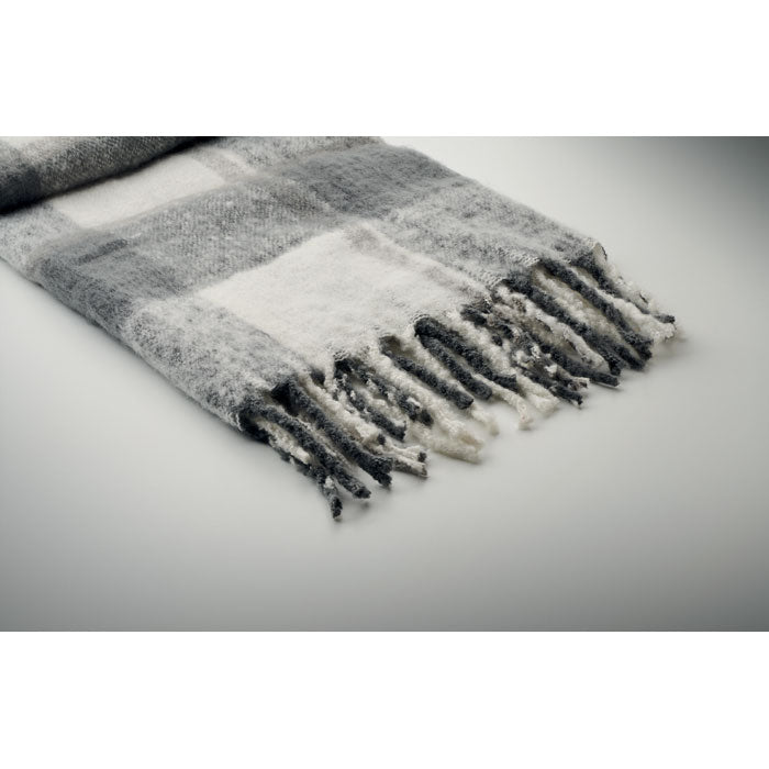 QUET - Manta de mohair a cuadros