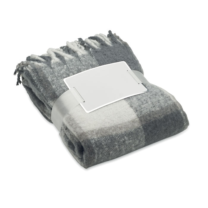 QUET - Manta de mohair a cuadros