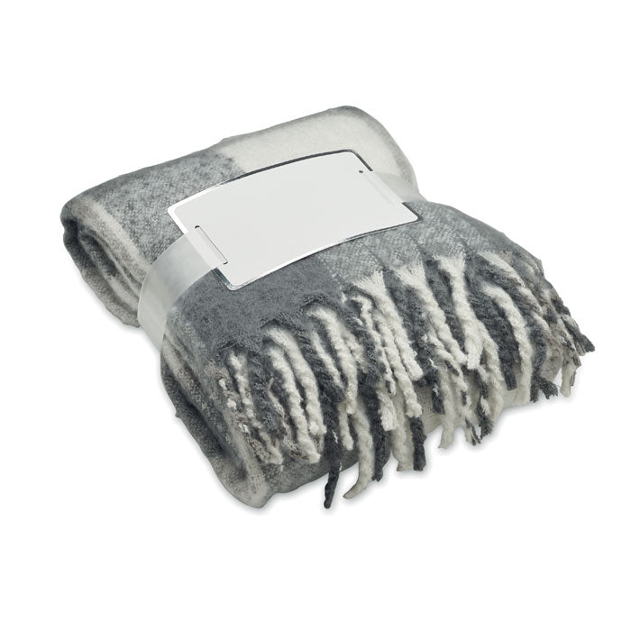 QUET - Manta de mohair a cuadros