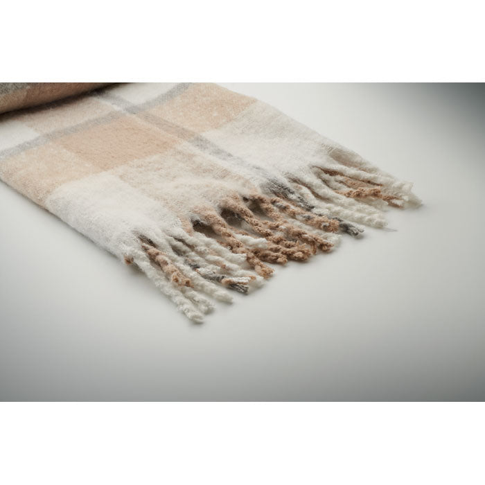 QUET - Manta de mohair a cuadros