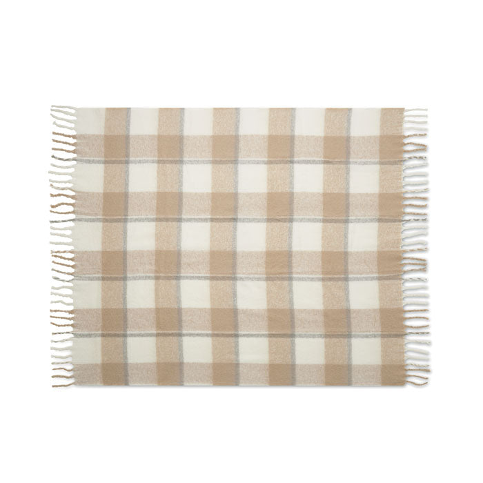 QUET - Manta de mohair a cuadros