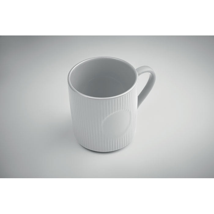 RIBMUG - Taza de cerámica mate 340 ml