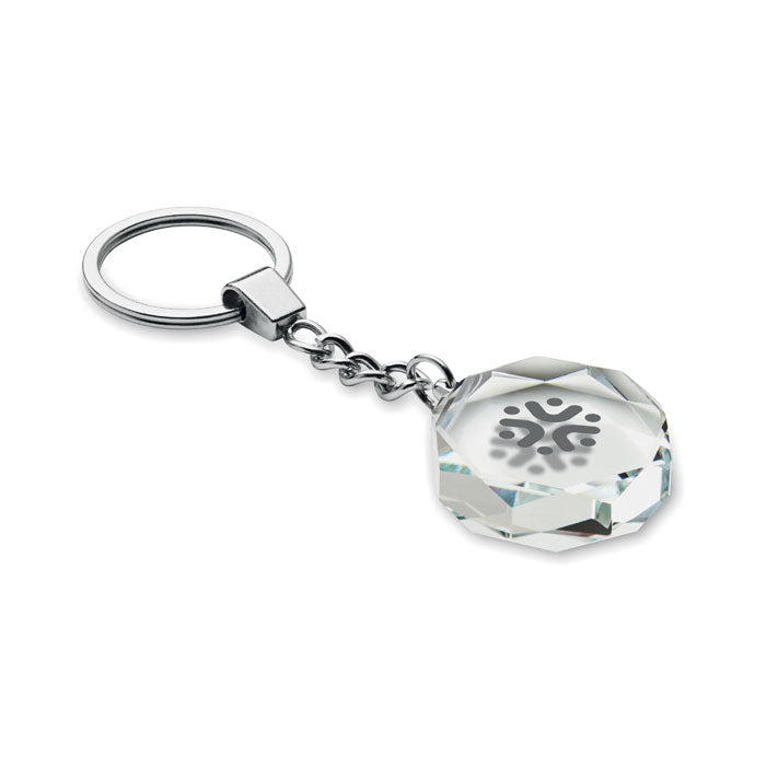 ROUNDWARD - Llavero redondo de cristal