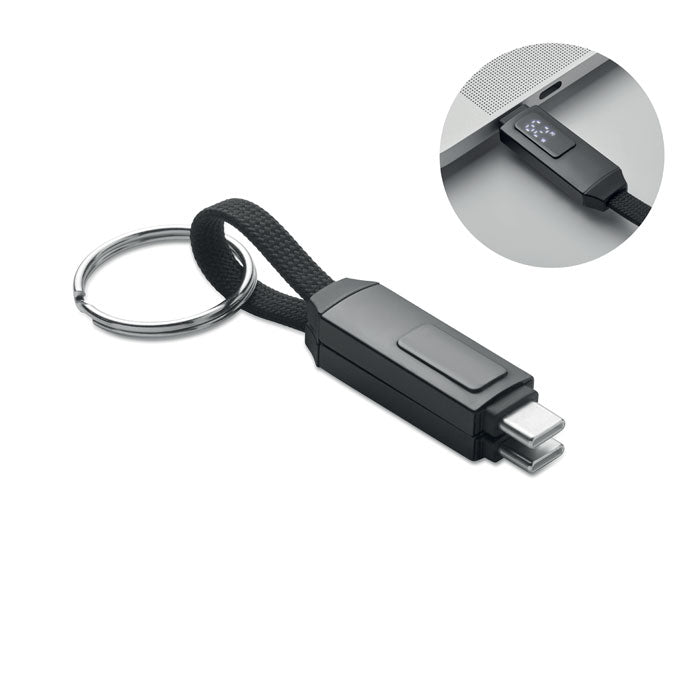 KEYSTO - Llavero con cable de carga