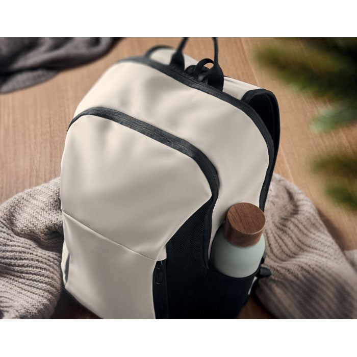 KOROVIN - Mochila PU suave portátil 15"